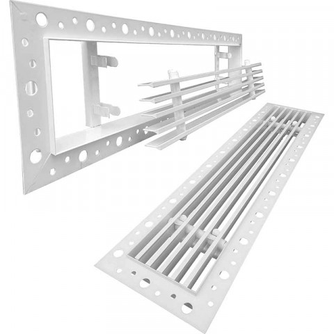 Щелевая решетка со съемным жалюзийным полотном Airline-LS